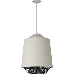Phoenix LED 15.75 inch Gray and Black Single Pendant Ceiling Light