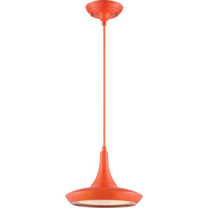 Fantom LED 10.5 inch Orange Pendant Ceiling Light
