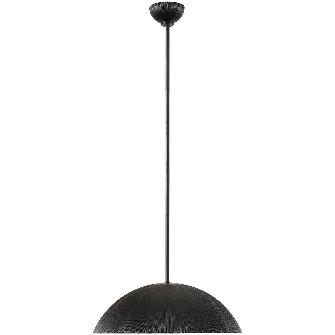Kelly Wearstler Utopia LED 18 inch Aged Iron Sculpted Pendant Ceiling Light
