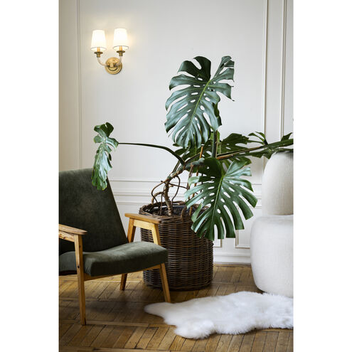 Katerina Wall Sconce Wall Light in Rubbed Brass