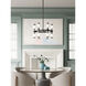 Revolve 12 Light 18.63 inch Clear Glass and Urban Bronze Chandelier Ceiling Light