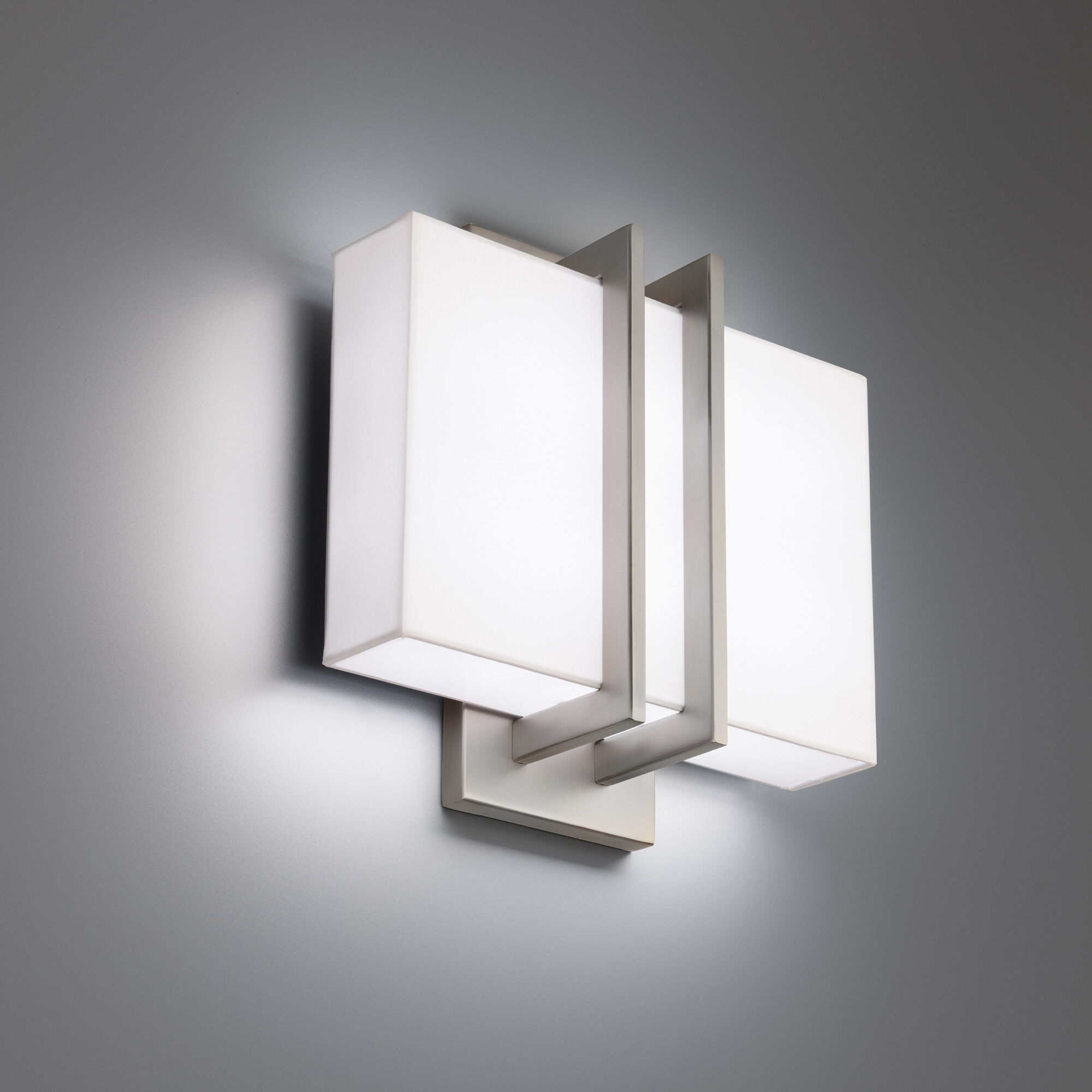 Downton Wall Sconce Wall Light in 3000K, Brushed Nickel