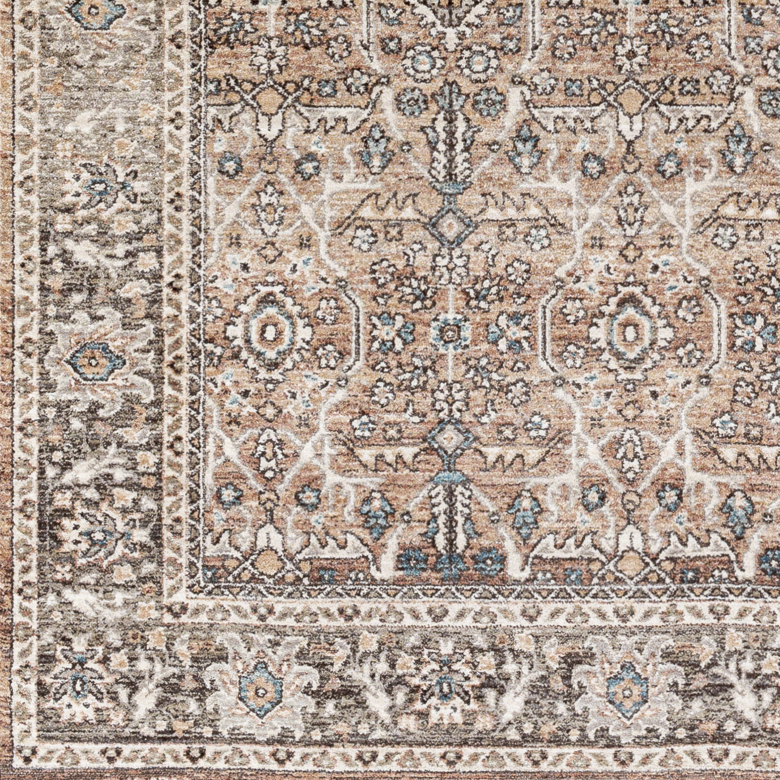 Carlisle 93 X 63 inch Taupe Rug, Rectangle