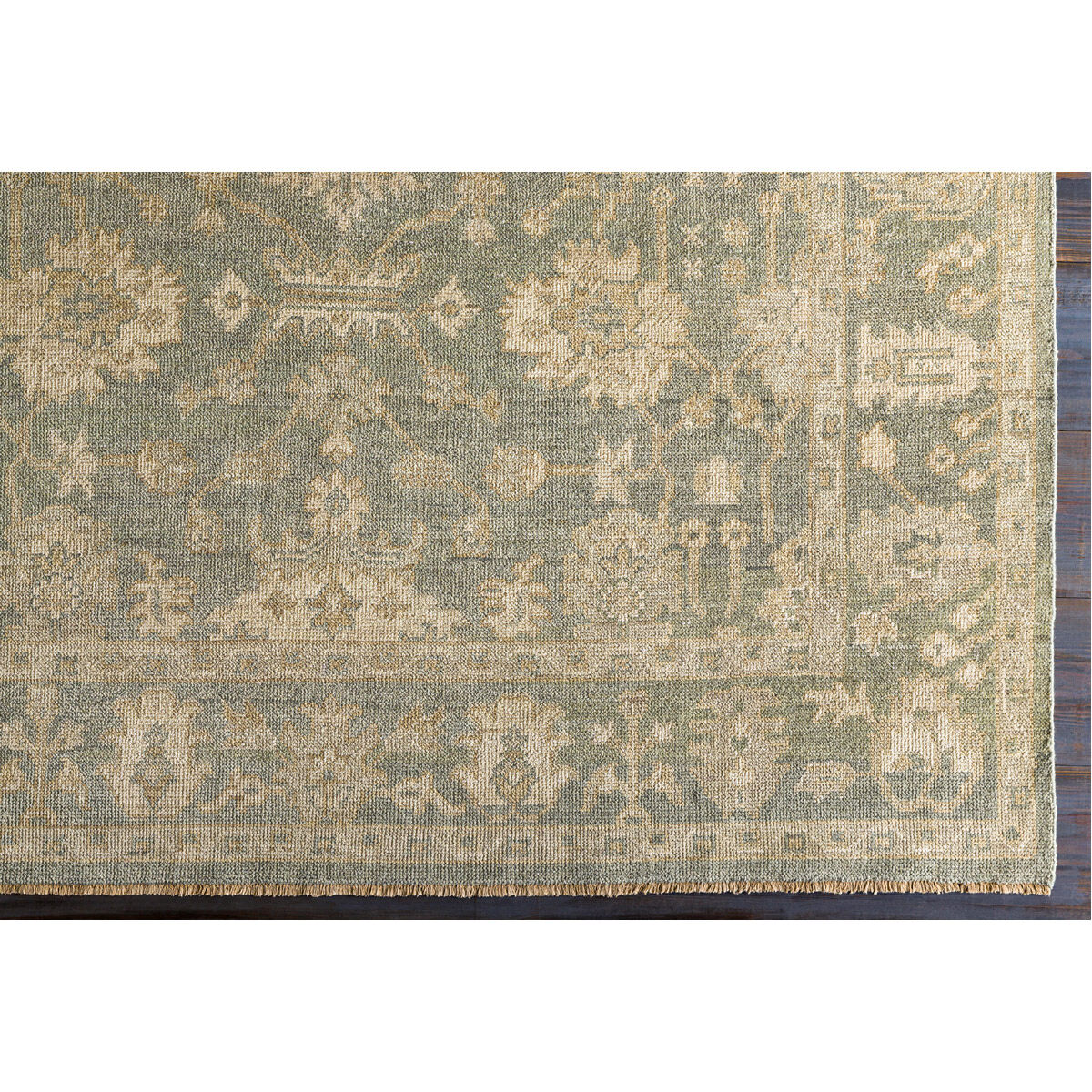 Reign 108 X 72 inch Dusty Sage Rug in 6 X 9, Rectangle