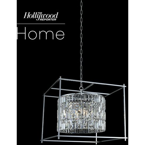 Joni 8 Light 34 inch Chrome Pendant Ceiling Light