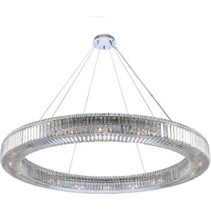 Rondelle 18 Light 60 inch Polished Chrome Pendant Ceiling Light