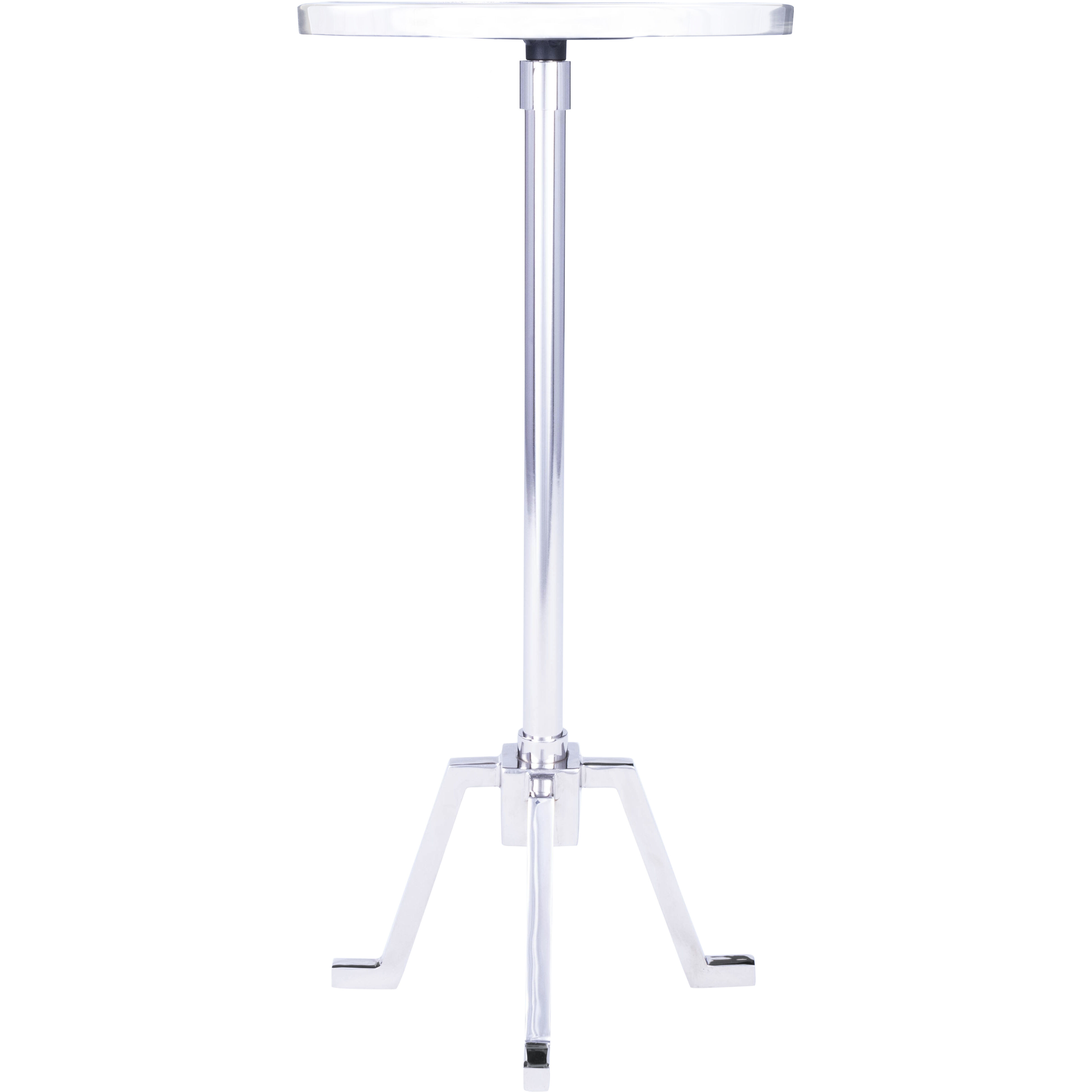 Sash Metal & Marble End or Side Table