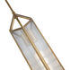 Cairo Pendant Ceiling Light in Vintage Brass