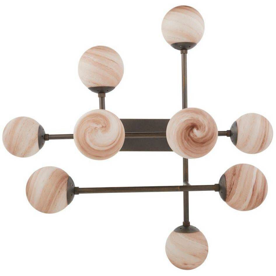 Hadden 9 Light 36 inch Bronze Chandelier Ceiling Light