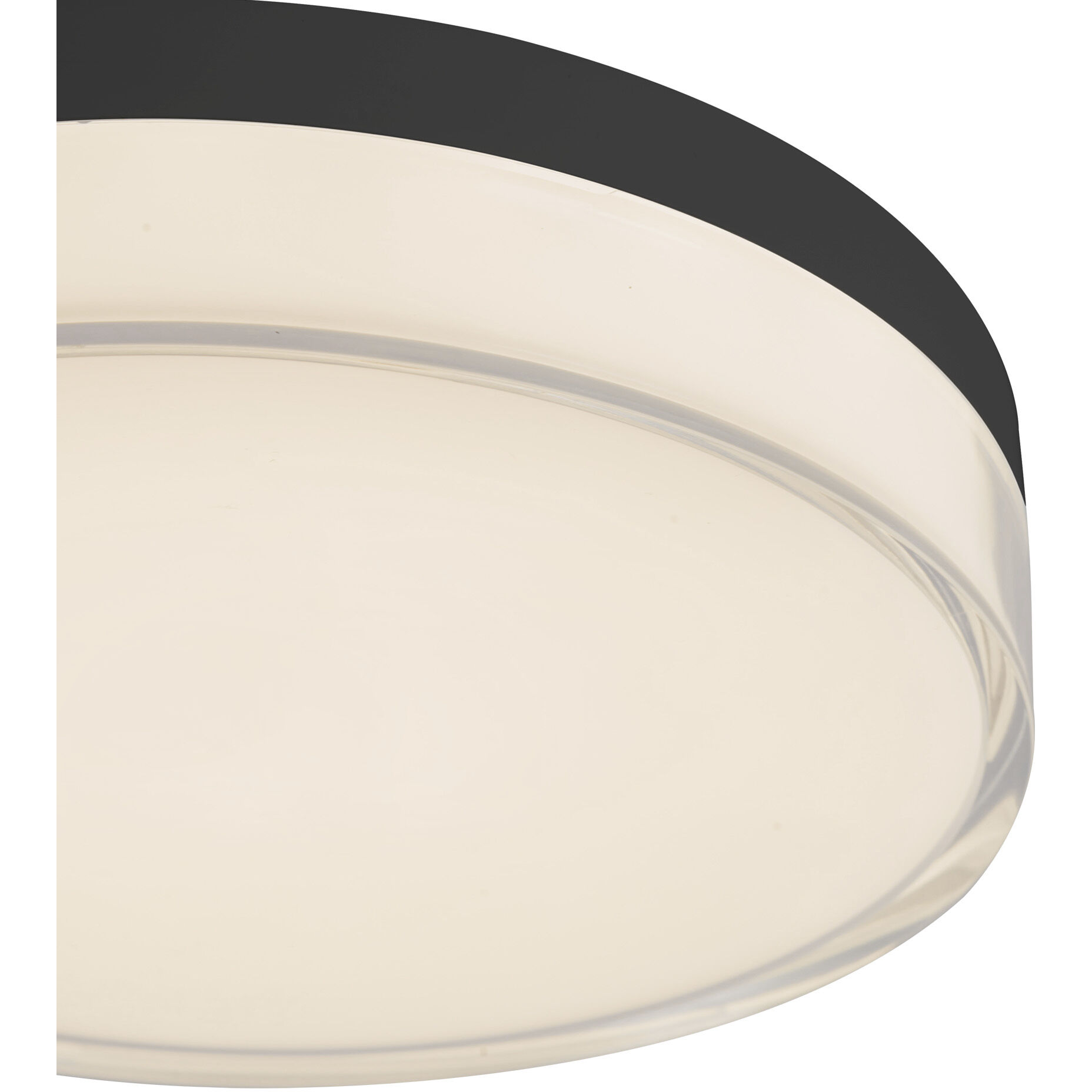 Quara 7 inch Black Flush Mount Ceiling Light