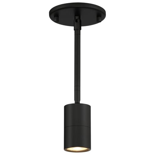 Cafe LED 3 inch Matte Black Wall Sconce / Flush Mount Wall Light