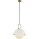 Alora Mood Harper 1 Light 15.75 inch White Pendant Ceiling Light