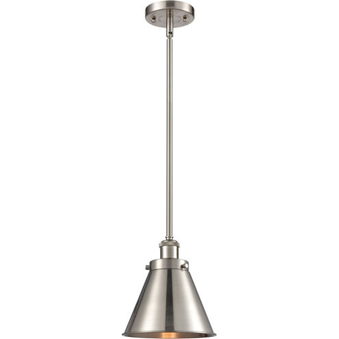 Ballston Appalachian LED 7 inch Brushed Satin Nickel Pendant Ceiling Light, Ballston