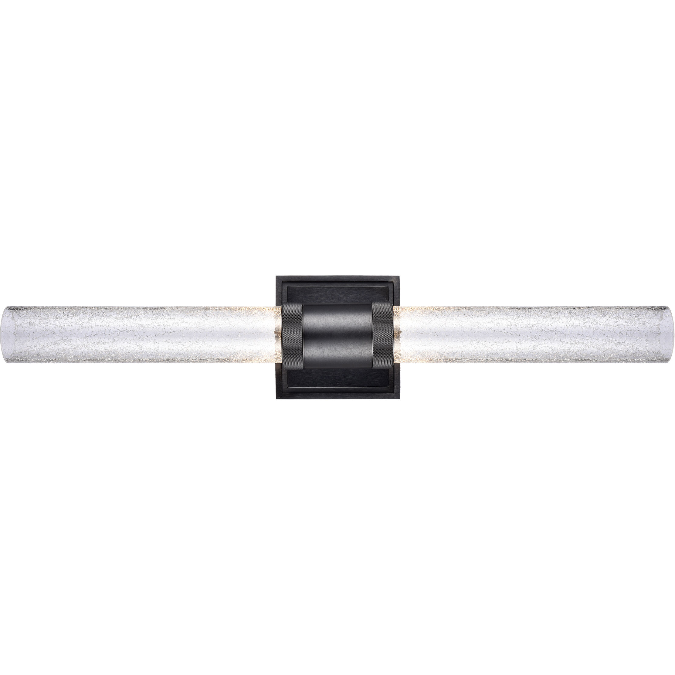 Zigrina 2 Light 5.25 inch Satin Brushed Black Wall Sconce Wall Light