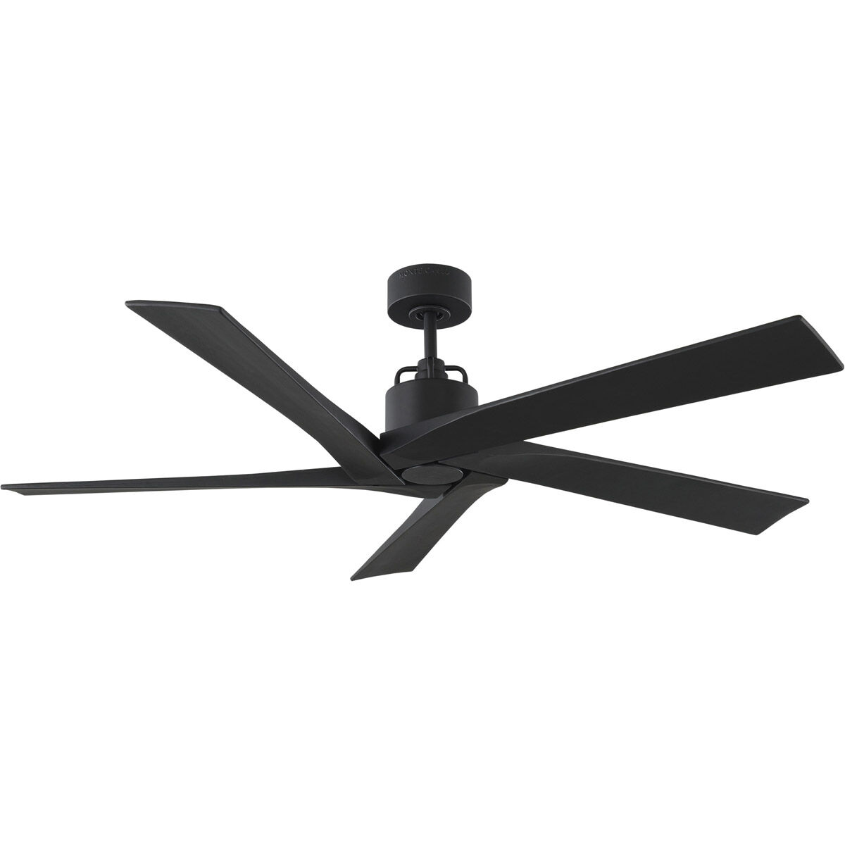 Aspen 56 inch Midnight Black Ceiling Fan