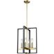 Blairmore 4 Light 14.75 inch Venetian Brass Foyer Ceiling Light