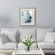 Abstract Collection Turquoise Framed Art