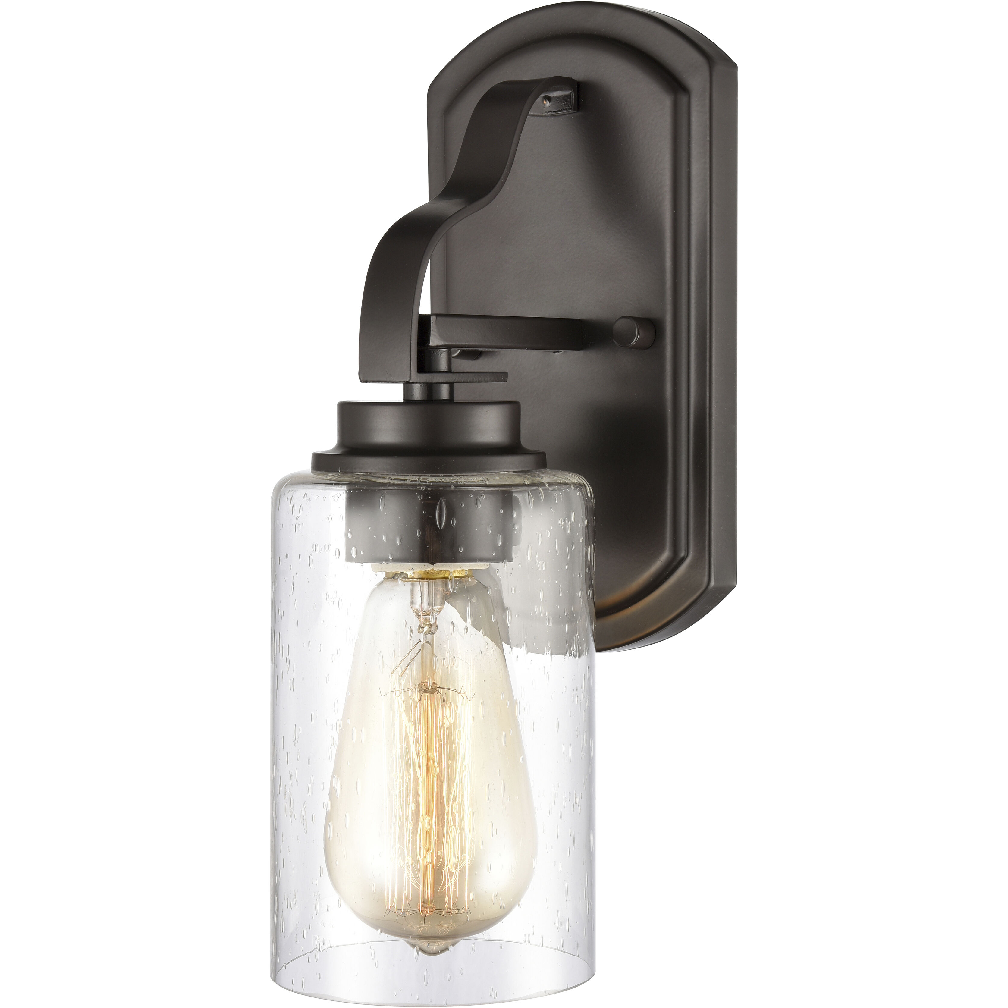 Market Square 1 Light 5 inch Oil Rubbed Bronze Vanity Light Wall Light