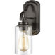 Market Square 1 Light 5 inch Oil Rubbed Bronze Vanity Light Wall Light