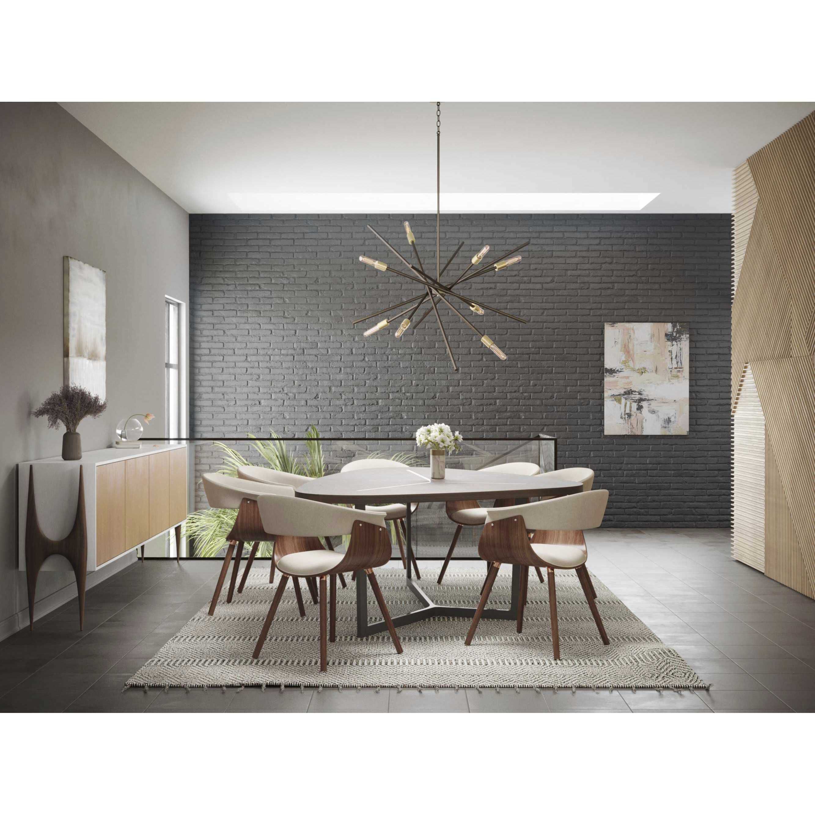 Astra 8 Light 42 inch Antique Bronze Chandelier Ceiling Light, Design Series