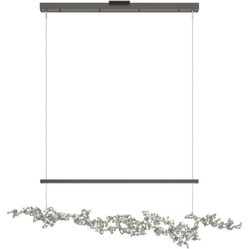 Art + Alchemy Coral LED 9 inch Oil Rubbed Bronze with Sterling Pendant Ceiling Light in Oil Rubbed Bronze/Sterling