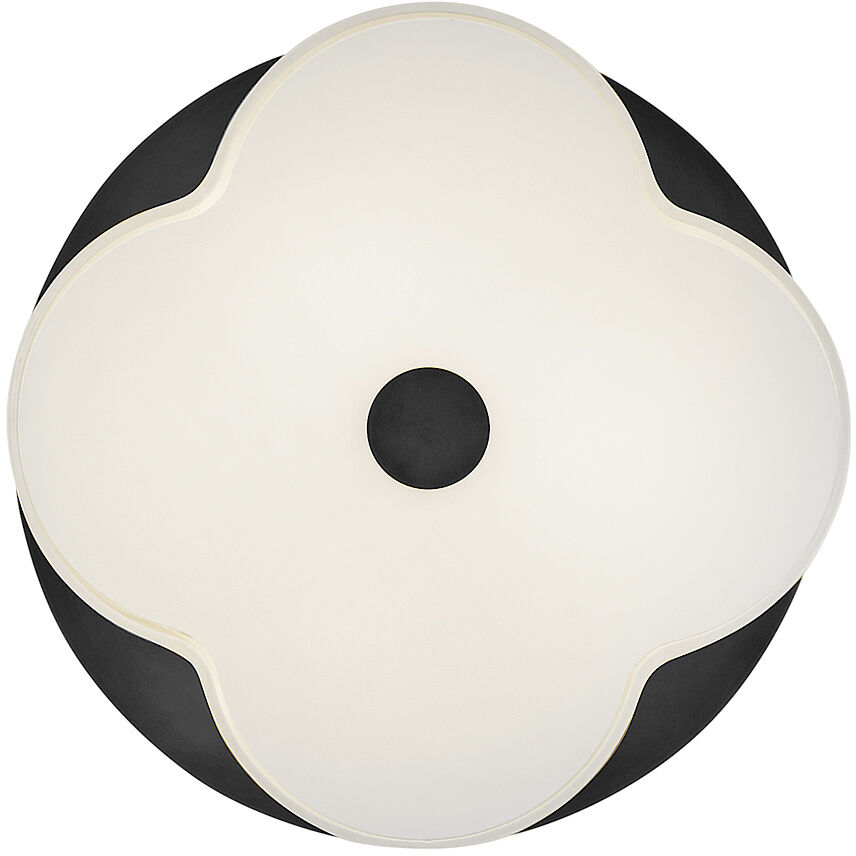 Delaney 3 Light 20 inch Black Flush Mount Ceiling Light