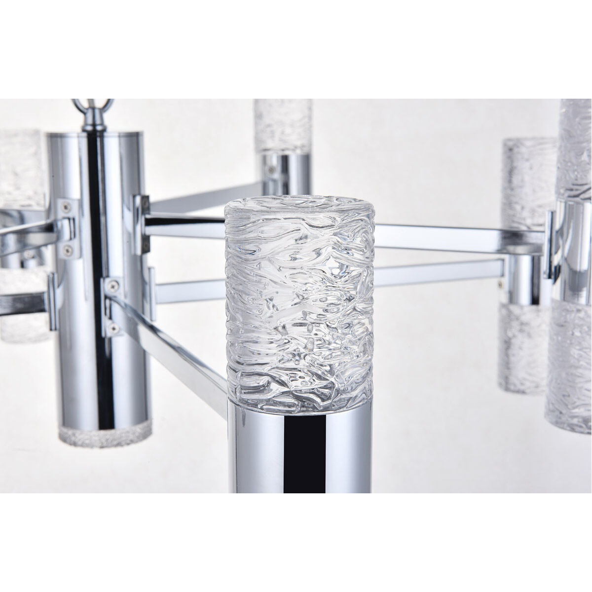 Vega LED 32 inch Chrome Pendant Ceiling Light