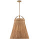 Parnell 1 Light 27.75 inch Beige Pendant Ceiling Light, Large