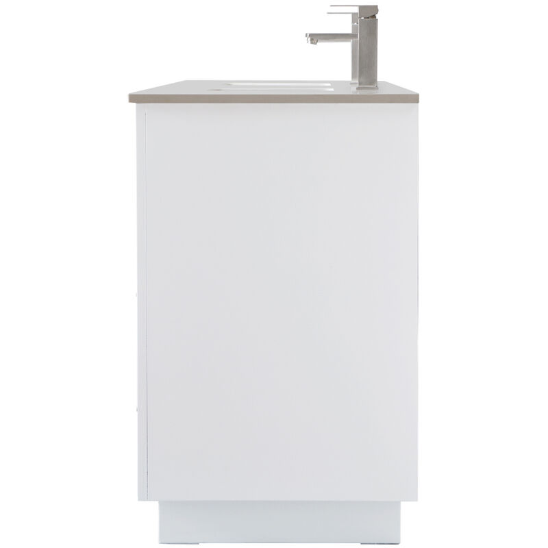 Hayes 84 X 22 X 35 inch White Vanity Sink Set