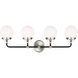 Ian K. Fowler Cafe LED 30 inch Brushed Nickel Wall Bath Fixture Wall Light