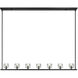 Aragon 7 Light 56 inch Matte Black Linear Chandelier Ceiling Light
