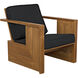 Ungaro Clear coat Gloss Occasional Chair