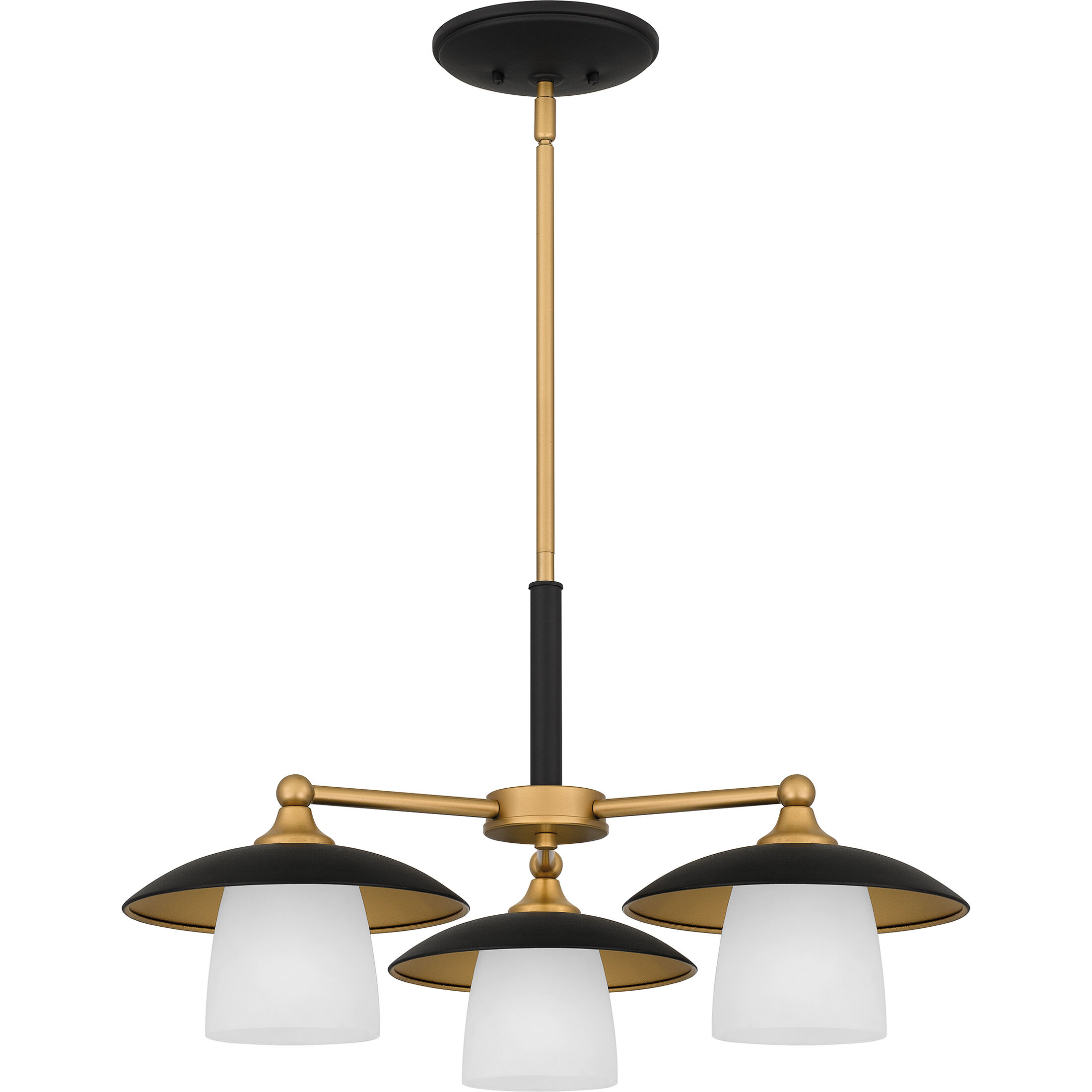 Fayette 3 Light 24 inch Earth Black Chandelier Ceiling Light