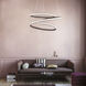 Canada LED 22 inch Satin Coffee Chandelier Ceiling Light