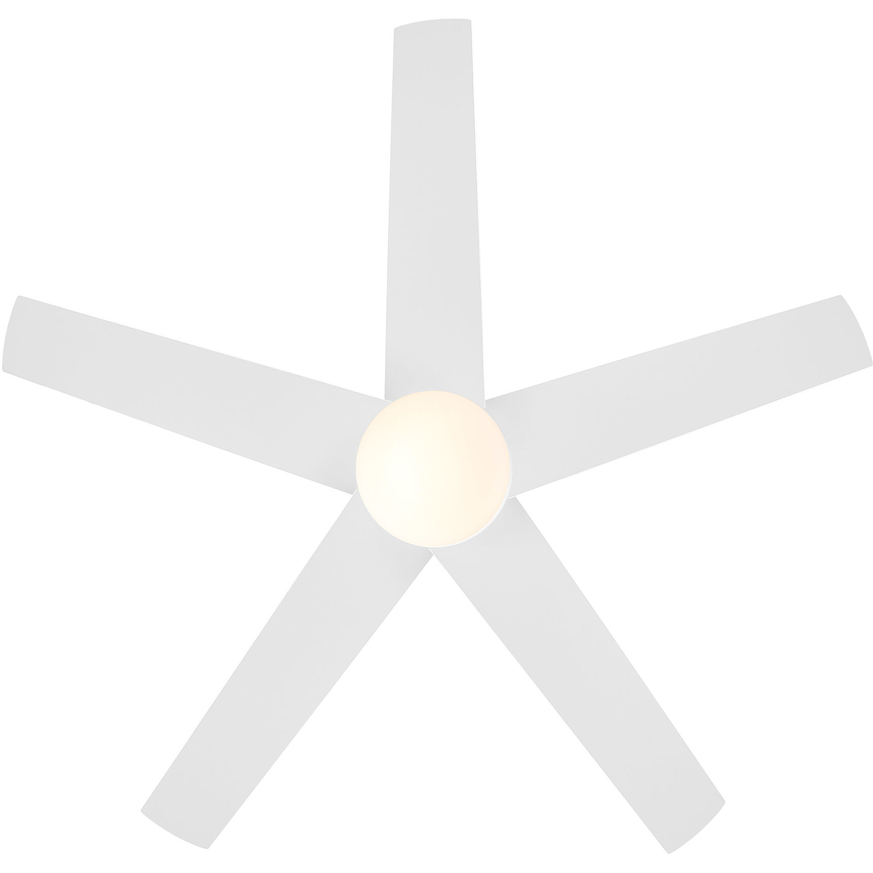 Astrea 52 inch Matte White with Reversible Matte White/Blonde Maple Blades Smart Color Fan