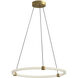 Bruni Pendant Ceiling Light in Brushed Gold