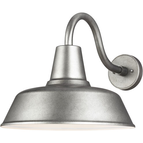 Sean Lavin Barn Light Outdoor Wall Lantern in Weathered Pewter, Extra Large
