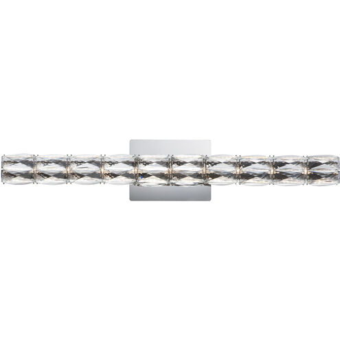 Zephyr LED 30 inch Polished Chrome Bath Vanity Light Wall Light