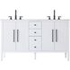 Blakely 60 X 34 inch White Bathroom Vanity Cabinet