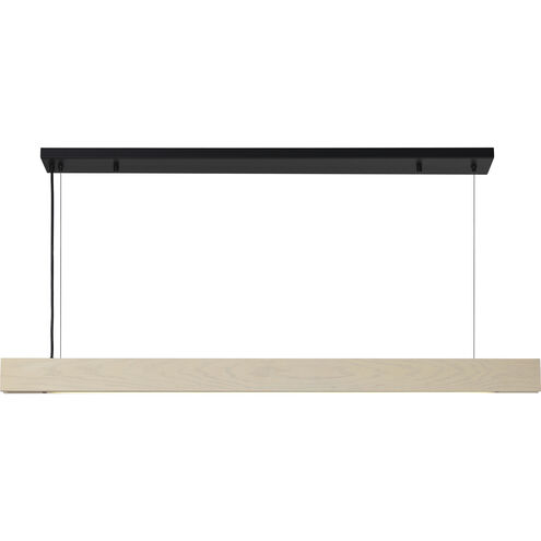 Talia 1 Light 48 inch Whitewash Linear Pendant Ceiling Light