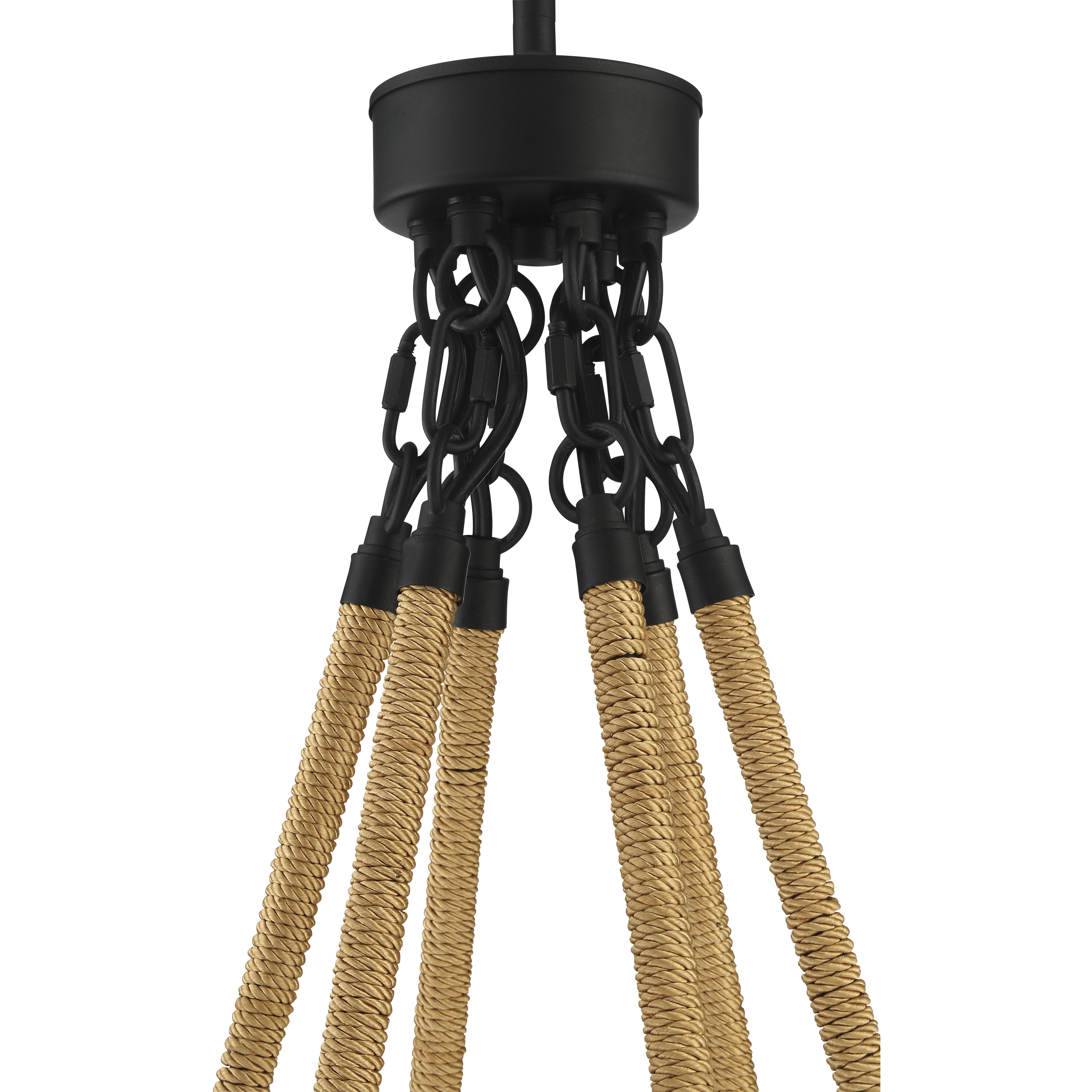 Homestead 6 Light 27 inch Espresso Outdoor Chandelier