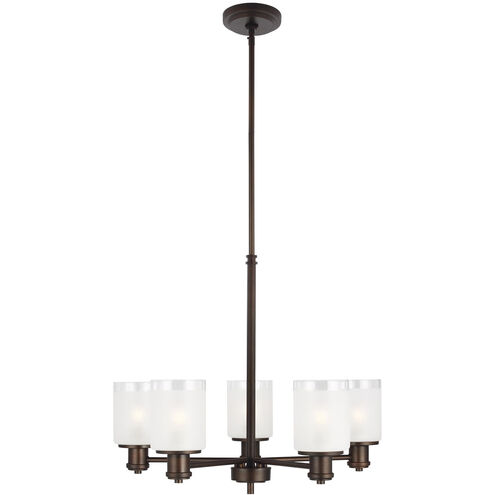 Norwood 5 Light 24.5 inch Bronze Chandelier Ceiling Light