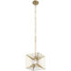 Arcade 1 Light 10 inch French Gold Pendant Ceiling Light