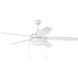 Phaze 5 52 inch White Fan
