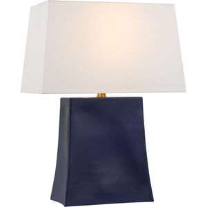 Chapman & Myers Lucera 26 inch 15 watt Denim Table Lamp Portable Light in Denim Porcelain, Medium