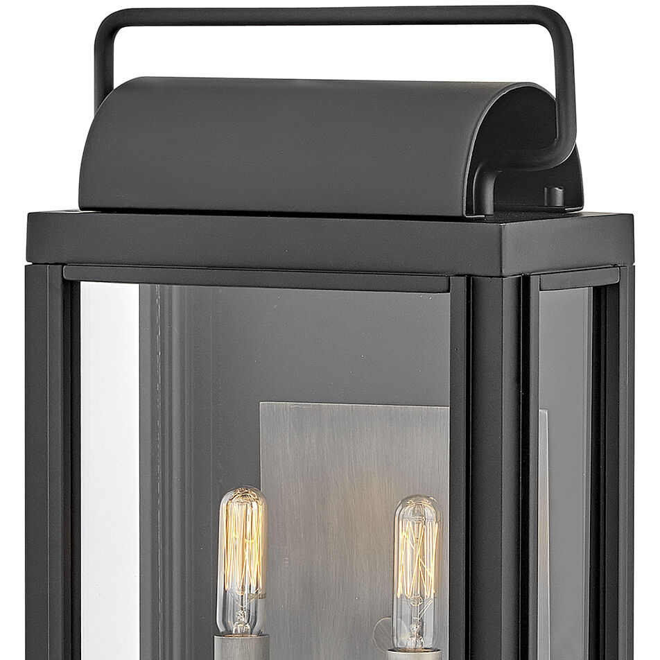 Heritage Sag Harbor Outdoor Wall Mount Lantern in Black