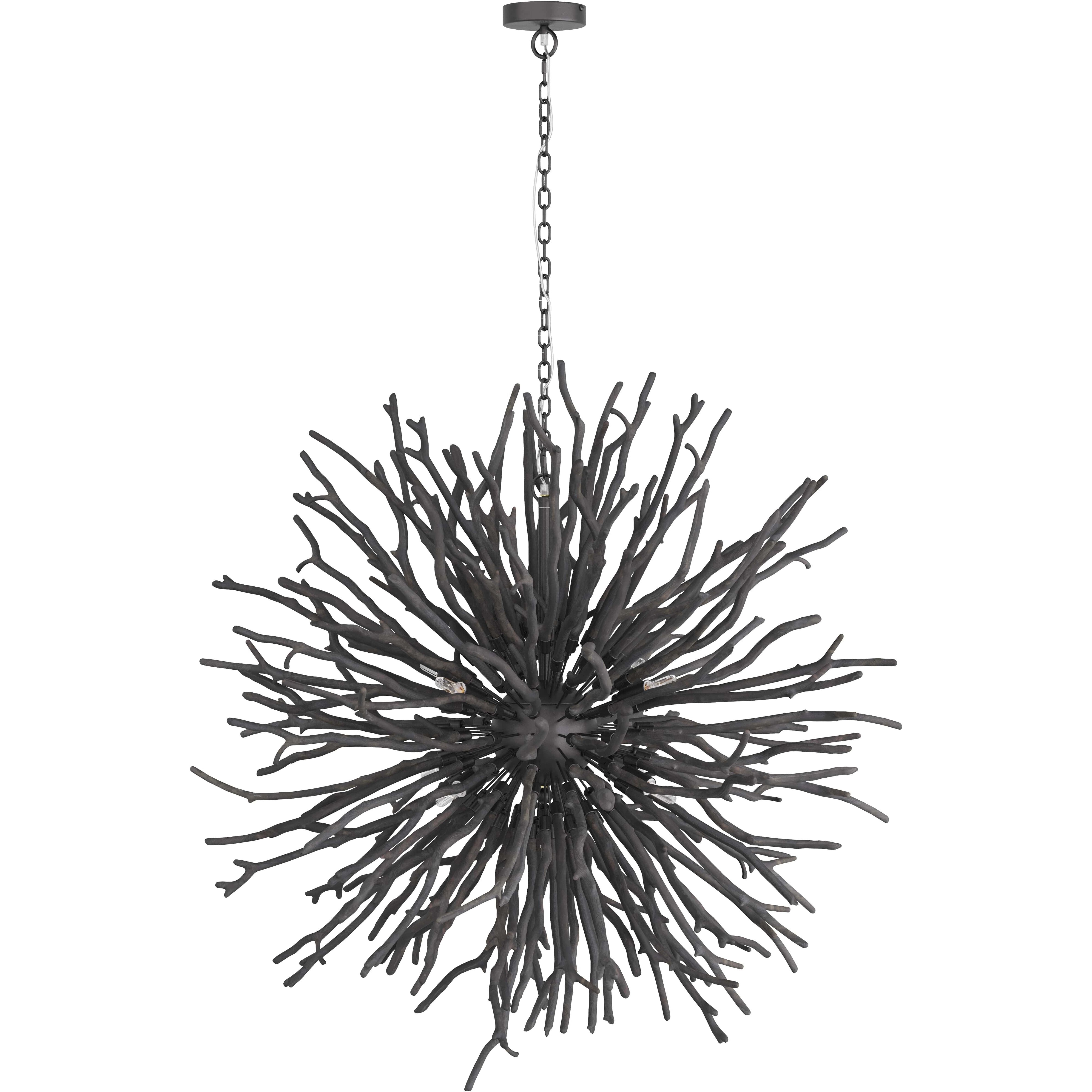 Finch 8 Light 43 inch Dark Gray Wash Chandelier Ceiling Light