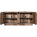 River Wood 72 X 18 inch Natural with Smoke Gray Credenza