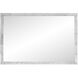 Makrana 30 X 20 inch White/Gray Mirror