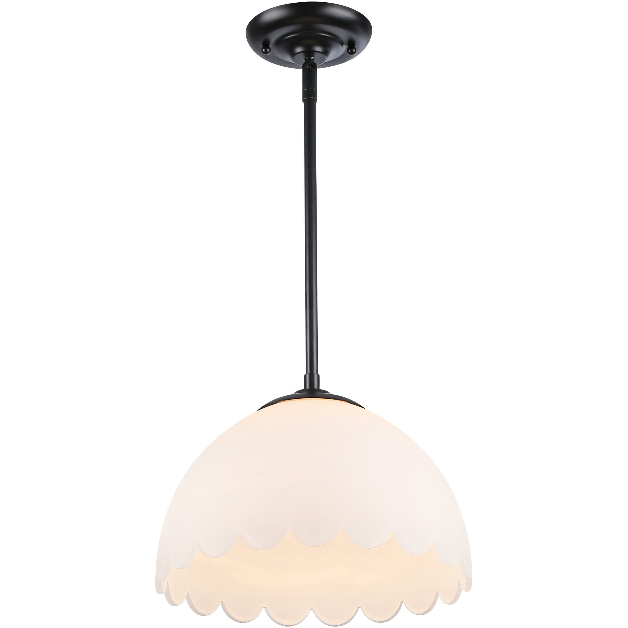 Dorinda Pendant Ceiling Light in Matte Black